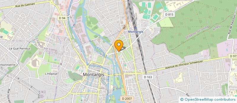 localisation de l'entreprise MONSIEUR GASTON KLATT à MONTARGIS