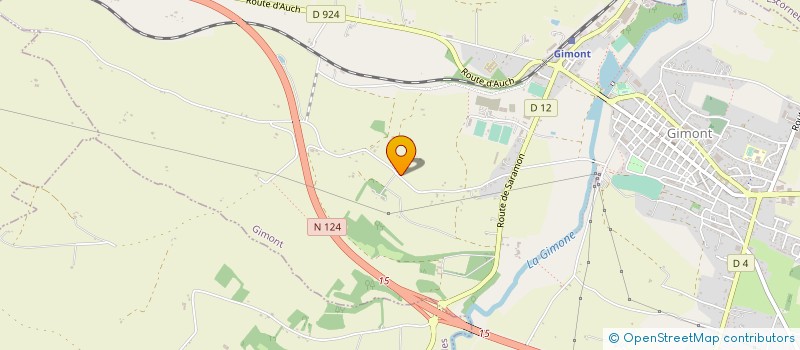 localisation de l'entreprise MONSIEUR GASTON LAMOTHE  GIMONT