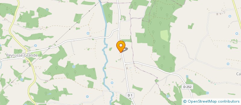 localisation de l'entreprise MONSIEUR GASTON LARREY  PEYRUSSE-GRANDE