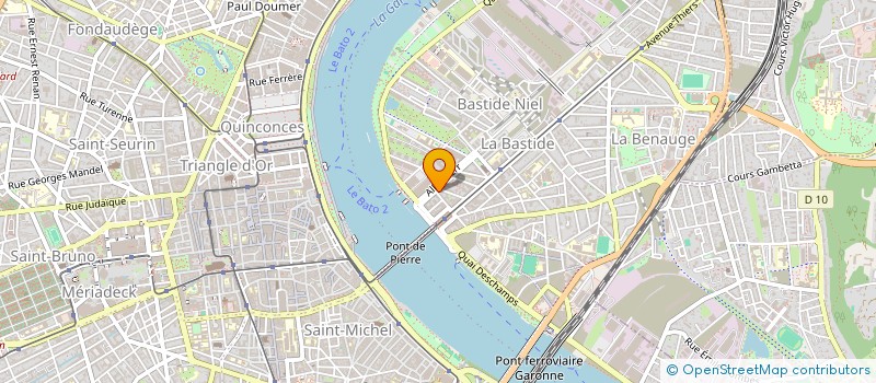 localisation de l'entreprise MONSIEUR GASTON LARROUY  BORDEAUX