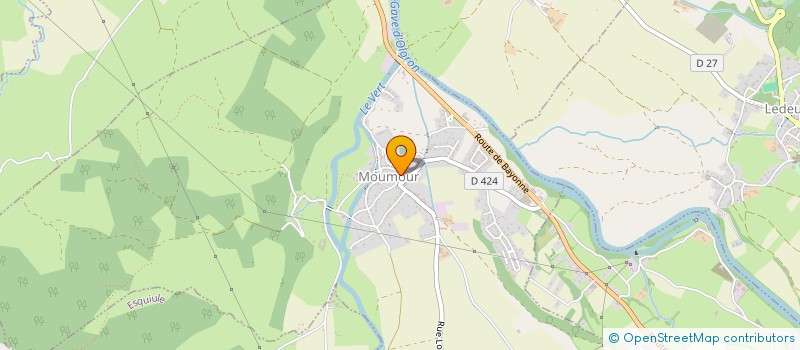 localisation de l'entreprise MONSIEUR GASTON LARTIGUE  MOUMOUR