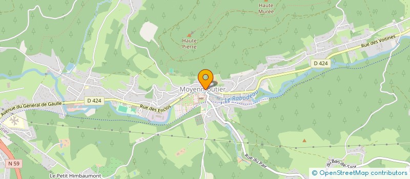 localisation de l'entreprise MONSIEUR GASTON LAUNER  MOYENMOUTIER