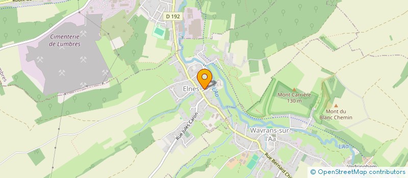 localisation de l'entreprise MONSIEUR GASTON LAVISSE  ELNES