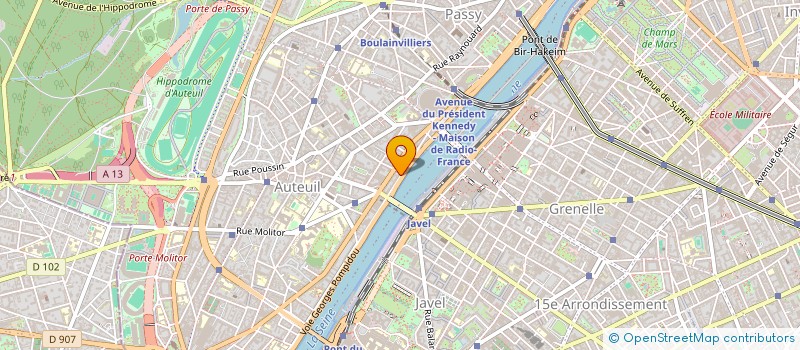 localisation de l'entreprise MONSIEUR GASTON LOBET  PARIS