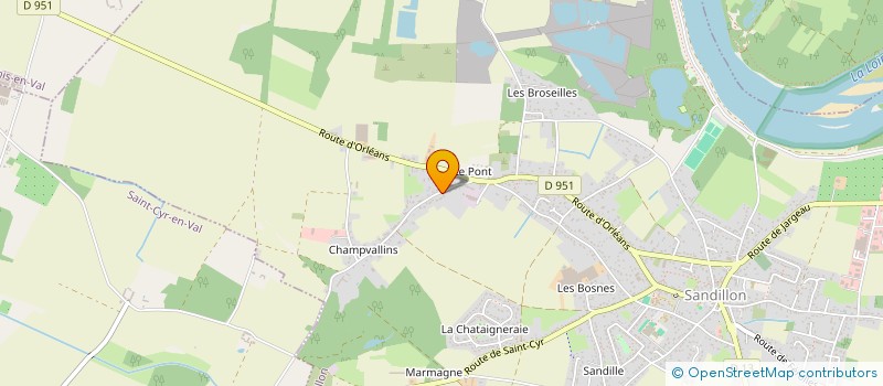localisation de l'entreprise MONSIEUR GASTON LOCKNER  SANDILLON