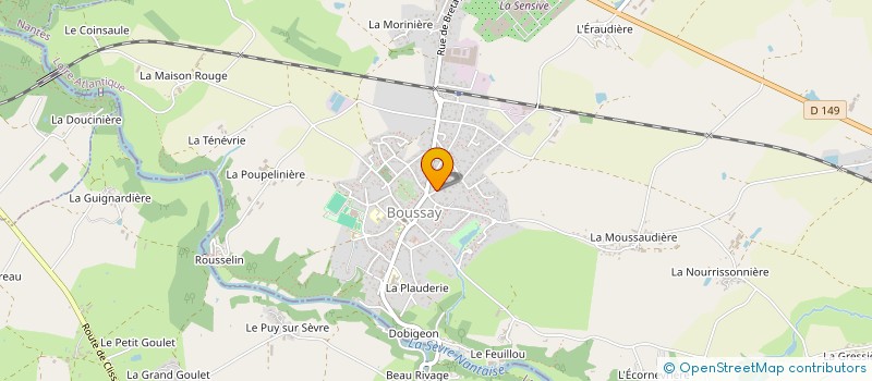 localisation de l'entreprise MONSIEUR GASTON MEUCHE  BOUSSAY