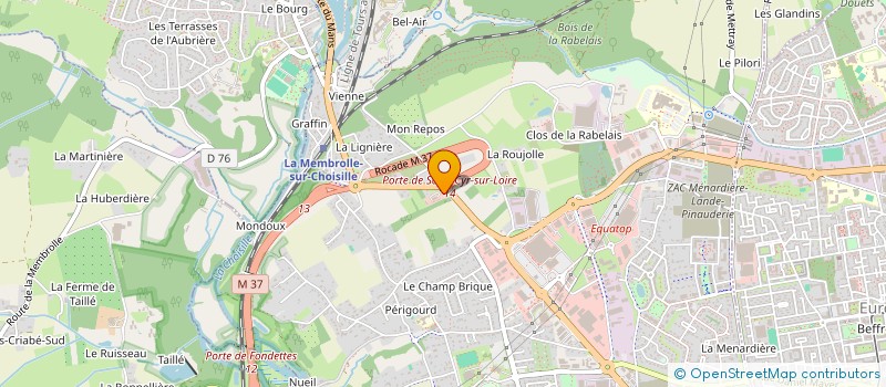 localisation de l'entreprise MONSIEUR GASTON MILLET  SAINT-CYR-SUR-LOIRE
