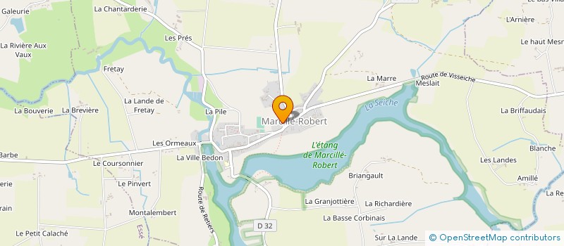 localisation de l'entreprise MONSIEUR GASTON MONNERIE à MARCILLE-ROBERT