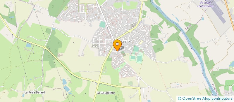 localisation de l'entreprise MONSIEUR GASTON MOREL à L'HUISSERIE