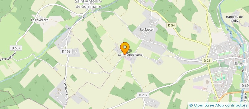 localisation de l'entreprise MONSIEUR GASTON MORISE  RUGLES