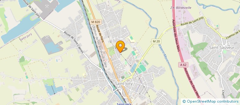 localisation de l'entreprise MONSIEUR GASTON MORVAN  SAINT-JORY