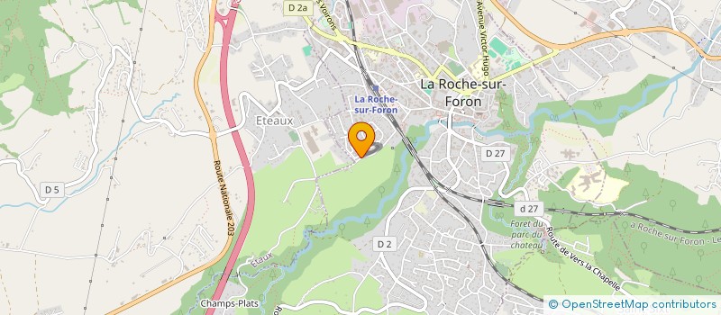 localisation de l'entreprise MONSIEUR GASTON MOUBITANG  LA ROCHE-SUR-FORON