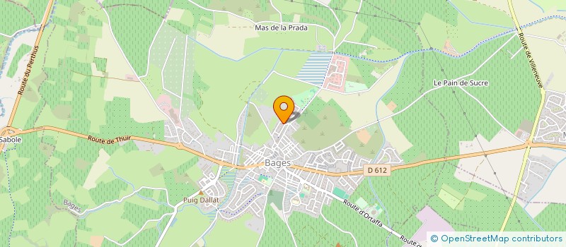 localisation de l'entreprise MONSIEUR GASTON NEGRE  BAGES