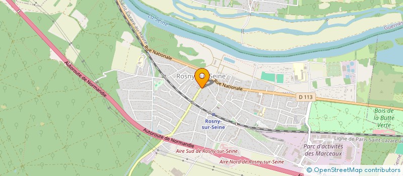 localisation de l'entreprise MONSIEUR GASTON OMARI  ROSNY-SUR-SEINE