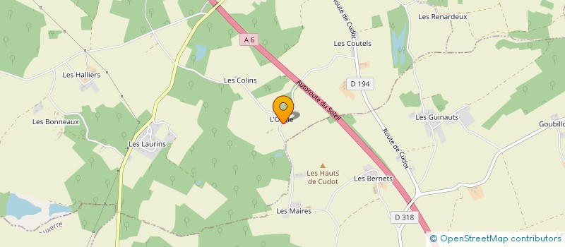 localisation de l'entreprise MONSIEUR GASTON PERRIER  SAINT LOUP D'ORDON