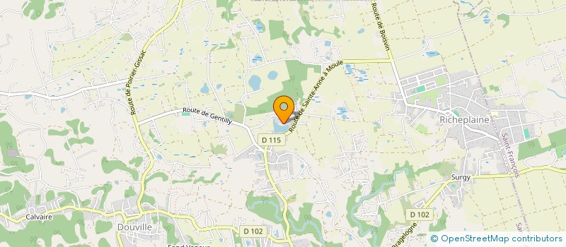 localisation de l'entreprise MONSIEUR GASTON PHALIAH  SAINTE-ANNE