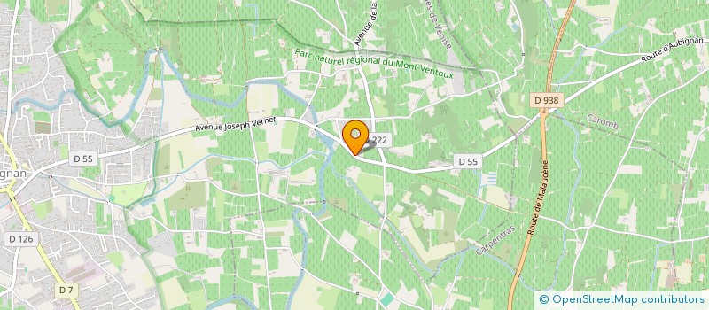 localisation de l'entreprise MONSIEUR GASTON PIERACCI-PRAT  AUBIGNAN