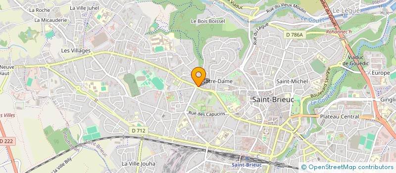 localisation de l'entreprise MONSIEUR GASTON PRIOUX à SAINT-BRIEUC