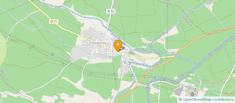 localisation de l'entreprise MONSIEUR GASTON RAISSAC  LA REDORTE