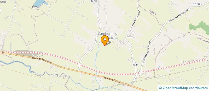 localisation de l'entreprise MONSIEUR GASTON REY  CAMBON-LES-LAVAUR