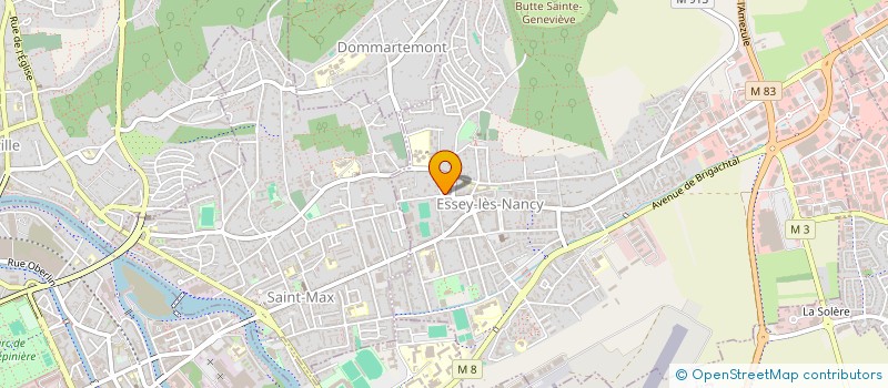 localisation de l'entreprise MONSIEUR GASTON RIBERT  ESSEY-LES-NANCY