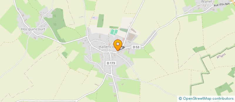 localisation de l'entreprise MONSIEUR GASTON RIGOLLE  HALLENCOURT