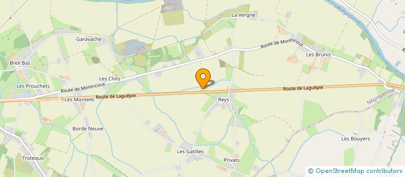 localisation de l'entreprise MONSIEUR GASTON RONFORT  VAISSAC