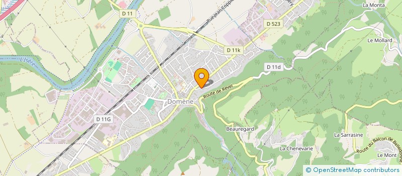 localisation de l'entreprise MONSIEUR GASTON ROULET  DOMENE