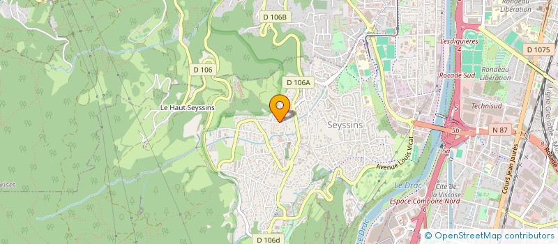 localisation de l'entreprise MONSIEUR GASTON ROUTIN à SEYSSINS