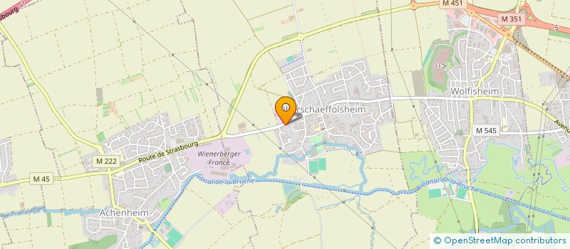 localisation de l'entreprise MONSIEUR GASTON RUNDSTADLER  OBERSCHAEFFOLSHEIM