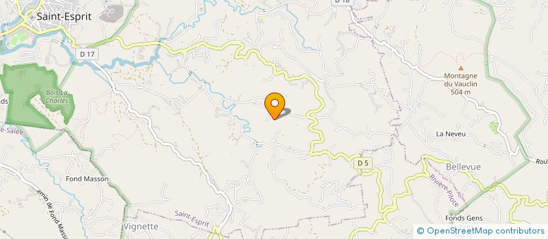 localisation de l'entreprise MONSIEUR GASTON SAINTE-ROSE-FANCHINE  SAINT-ESPRIT