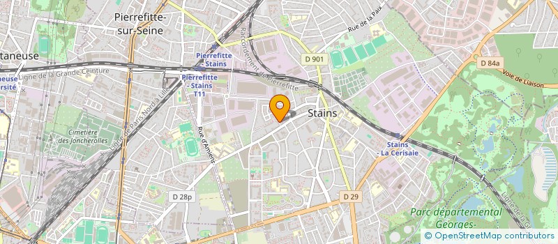 localisation de l'entreprise MONSIEUR GASTON SOOSAIPILLAI à STAINS