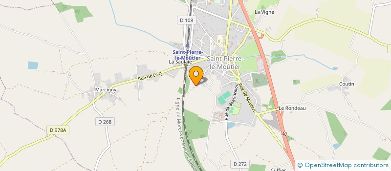 localisation de l'entreprise MONSIEUR GASTON SOYER à SAINT-PIERRE-LE-MOUTIER