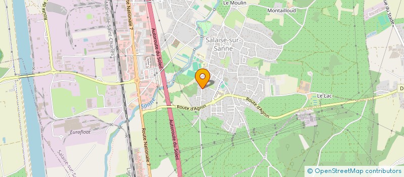 localisation de l'entreprise MONSIEUR GASTON TALARON  SALAISE-SUR-SANNE