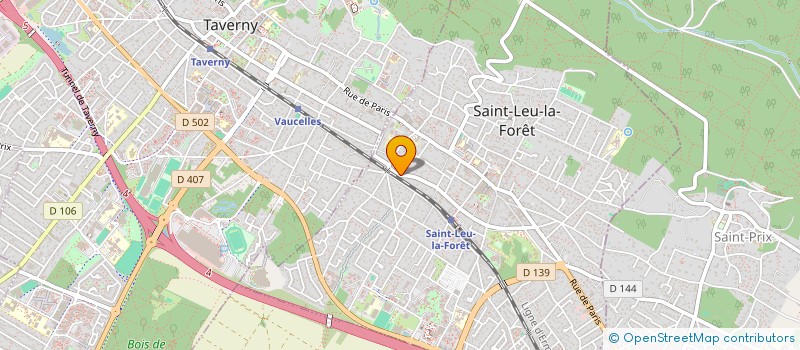 localisation de l'entreprise MONSIEUR GASTON TIZON  SAINT-LEU-LA-FORET