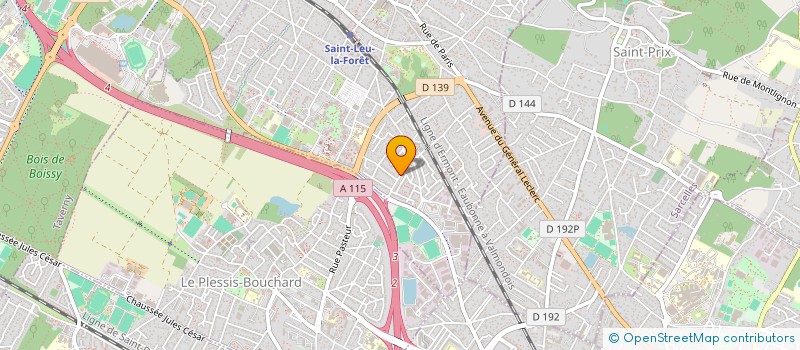 localisation de l'entreprise MONSIEUR GASTON TSAN  SAINT-LEU-LA-FORET