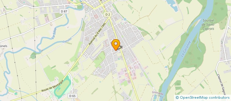 localisation de l'entreprise MONSIEUR GASTON VABRE  LE BURGAUD