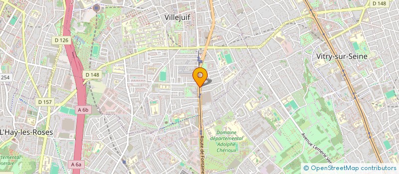 localisation de l'entreprise MONSIEUR GASTON VICTOR  VILLEJUIF