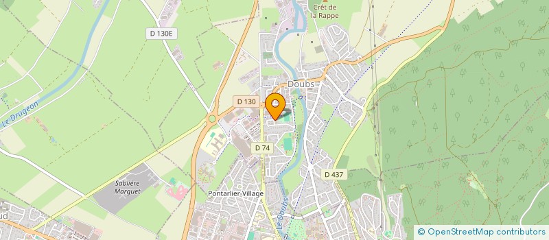 localisation de l'entreprise MONSIEUR GASTON VIEILLE-PETIT  DOUBS