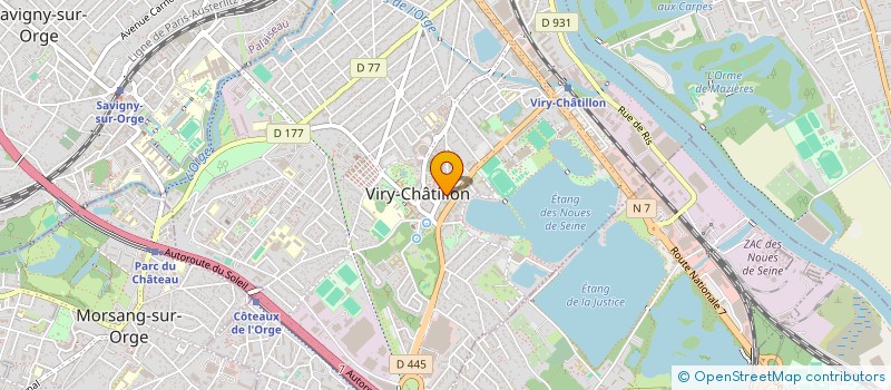 localisation de l'entreprise MONSIEUR GASTON VILLADIER à VIRY-CHATILLON
