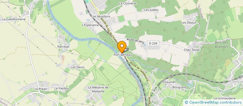 localisation de l'entreprise MONSIEUR GASTON ZANA  BUSSAC-SUR-CHARENTE