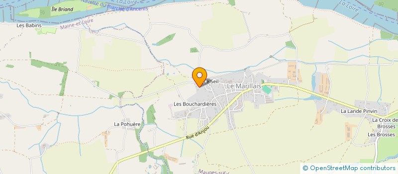 localisation de l'entreprise MONSIEUR GATIEN BIGEARD à MAUGES-SUR-LOIRE