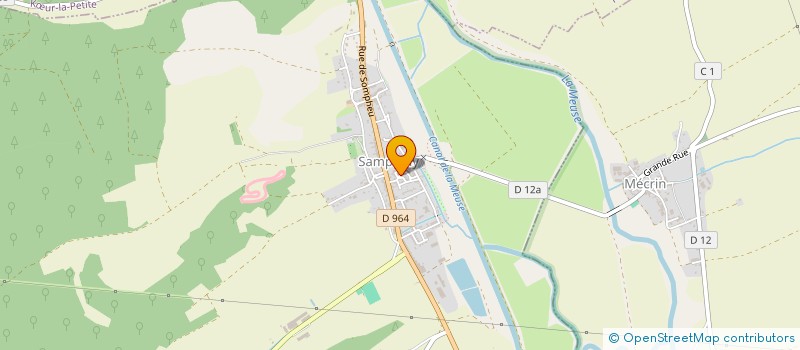 localisation de l'entreprise MONSIEUR GATIEN BONNARD à SAMPIGNY