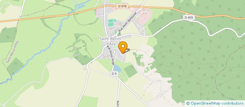 localisation de l'entreprise MONSIEUR GATIEN BOUR  SAINT-BENIN-D'AZY