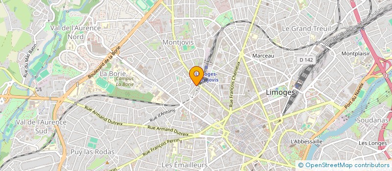 localisation de l'entreprise MONSIEUR GATIEN CANTIN à LIMOGES