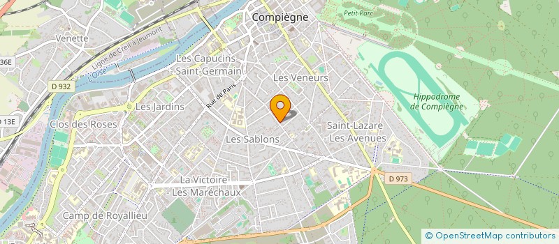 localisation de l'entreprise MONSIEUR GATIEN COUVREUR  COMPIEGNE