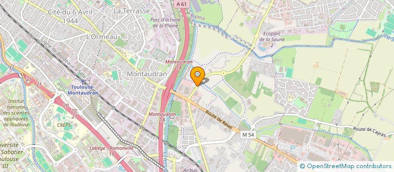 localisation de l'entreprise MONSIEUR GATIEN DE LASTELLE  TOULOUSE