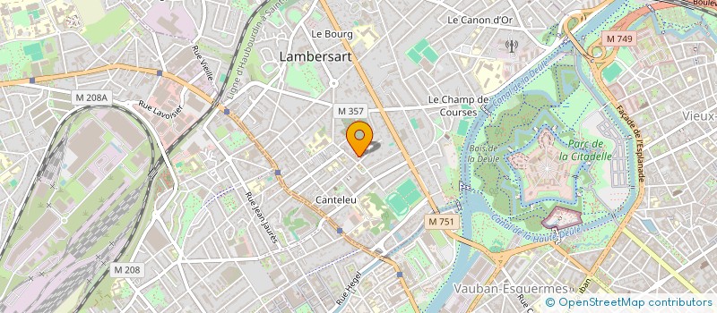 localisation de l'entreprise MONSIEUR GATIEN DESCAMPS à LAMBERSART