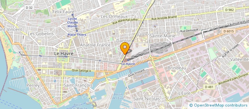 localisation de l'entreprise MONSIEUR GATIEN DOOLAEGHE  LE HAVRE