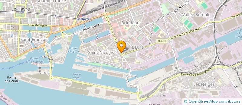 localisation de l'entreprise MONSIEUR GATIEN FLEURY à LE HAVRE